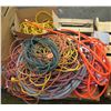 Image 1 : Contents of Pallet:  Misc Cables, Hoses, String Lights, Extension Cords, etc