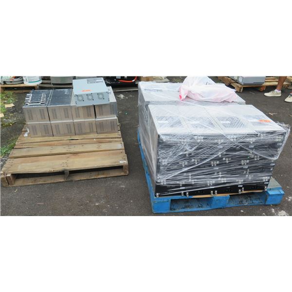 Contents of Pallets: muRata IJ1101M Energy Storage Modules, IJ8101C Battery Management Units, etc