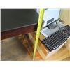 Image 8 : Table w/ Black Top 60" x 24" x 29"H w/ Rolling Office Chair