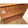 Image 3 : Wood Veneer 5-Tier Book Shelf 39" x 14" x 84"H