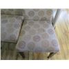 Image 2 : Qty 2 Upholstered Chairs w/ Wooden Legs & Floral Design