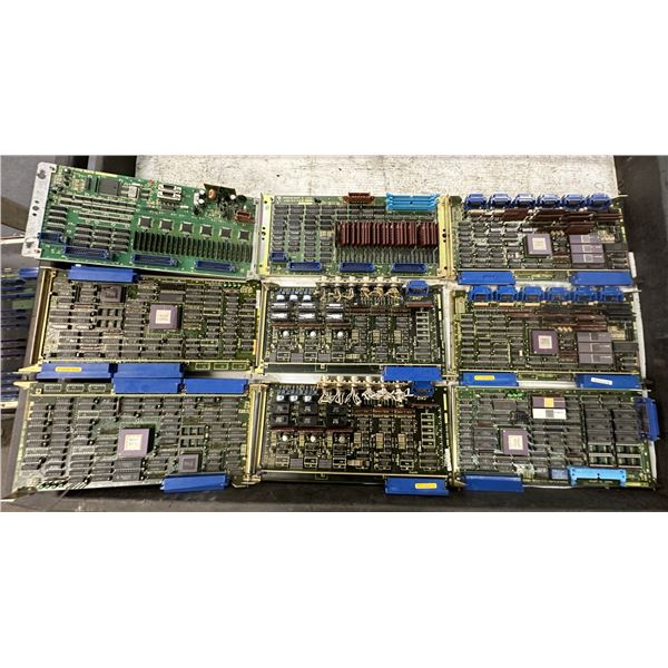 Lot of (9) Misc. Fanuc Circuit Boards as Pictured