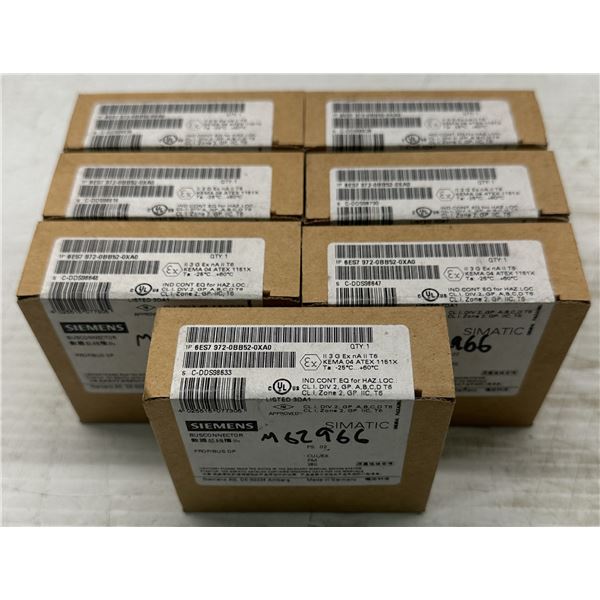 Lot of (7) Siemens #6ES7 972-0BB52-0XA0