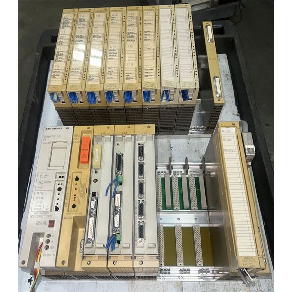 Lot of (2) Siemens Racks w/Modules as Pictured