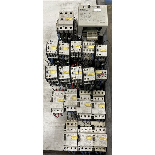 Lot of Misc. Siemens Contactors & Circuit Breakers as Pictured