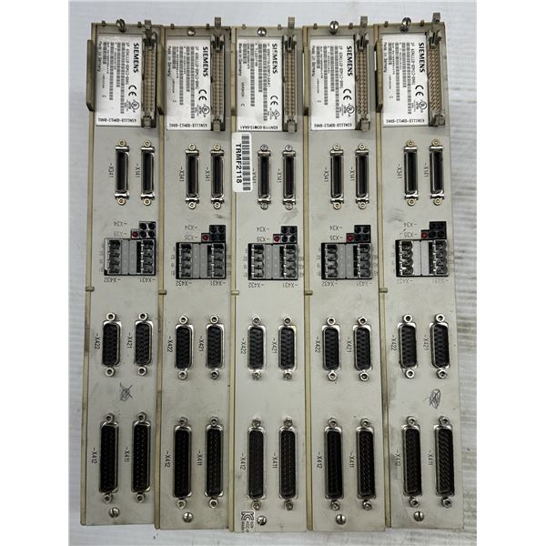 (5) Siemens #6SN1118-0DM13-0AA1 Circuit Boards