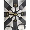 Image 2 : Unique Metal Work Wall Clock Made from Horseshoes & Files