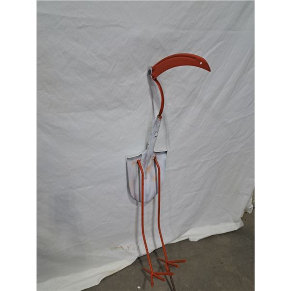 Hand Created Crane Yard Ornament