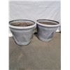 Image 1 : 2 Large Flower Pots