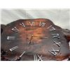 Image 2 : Wooden Epoxy Coated Clock