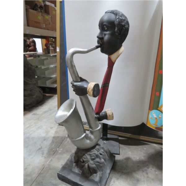 Saxaphone Player Life Size - 6'