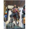 Image 1 : 3-Approx. 3' Pirate w/Bandana and Farrel - 3 X $