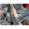 Image 2 : Large Collection Western Scene Wagon Wheels, Trough, Horseshoes, Lanterns,