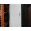Image 2 : White Mica Half Moon Rolling Service Bars - 2