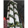 Image 1 : Ornate White Columns - Set of 4 - Top Shelf