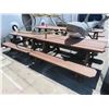Image 1 : 4-Wooden Park Benches - 4 X $