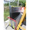 Image 1 : Black w/Caution Trim Platform and Hanging Standard