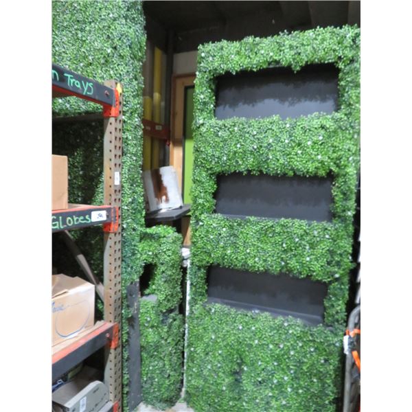 Faux Shrubbery Décor - Under Stairs