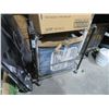 Image 1 : Box Fans 2, Wire, Bin Carts w/Supplies - Under Stairs