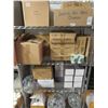 Image 1 : Hanging Lights, Teapots, Crystal Spheres - On Shelf