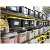 Image 2 : Large Lot of Storage Totes w/Asst Draperies - ALL