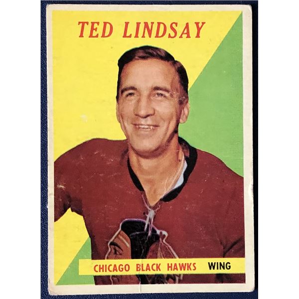 1958-59 TOPPS TED LINDSAY (HOF)