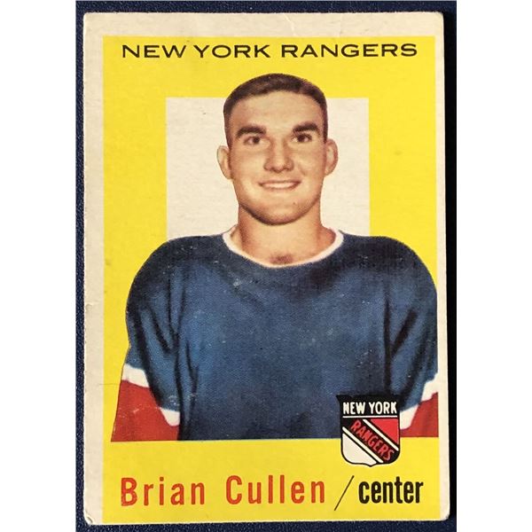 1959-60 TOPPS BRIAN CULLEN ROOKIE CARD