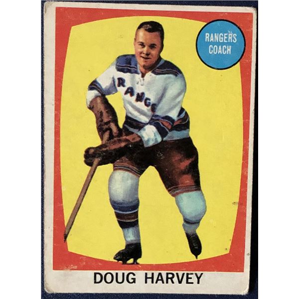 1961-62 TOPPS DOUG HARVEY (HOF)