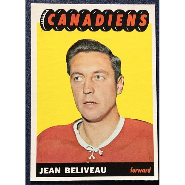 1965-66 O-PEE-CHEE JEAN BELIVEAU (HOF)