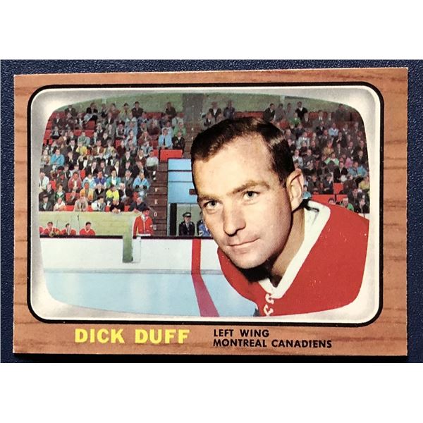 1966-67 O-PEE-CHEE DICK DUFF (HOF)