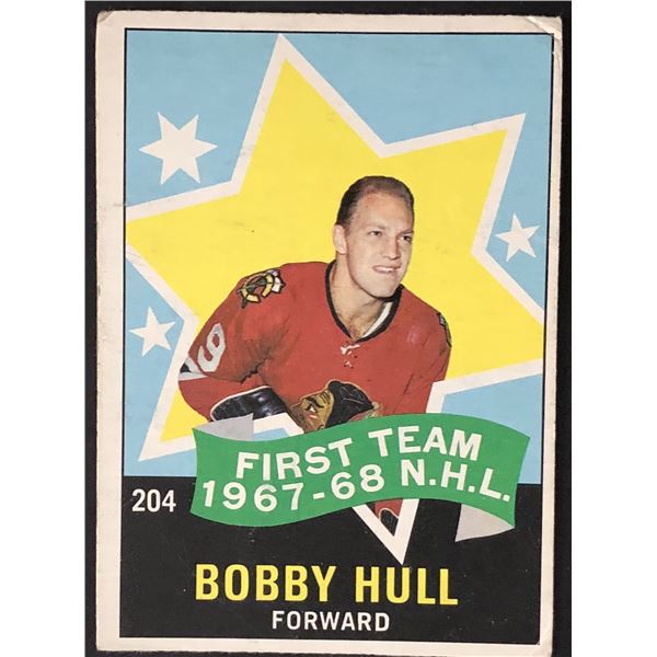1968-69 O-PEE-CHEE BOBBY HULL (HOF) AS