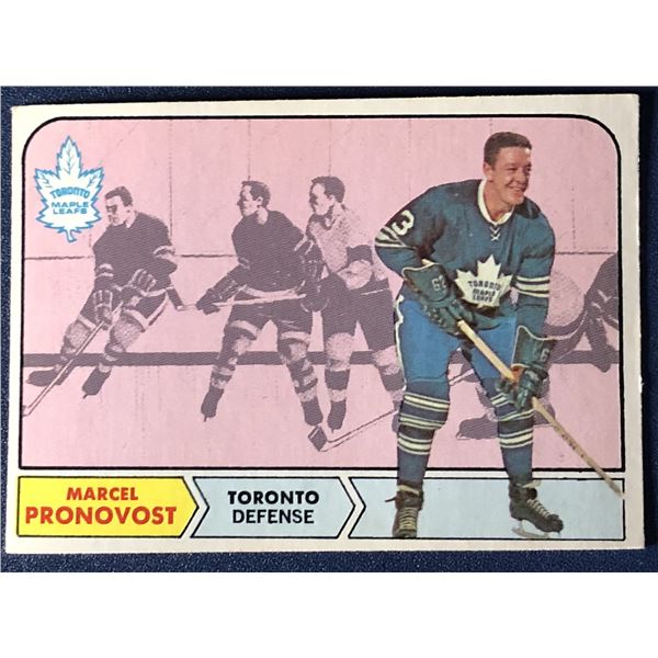 1968-69 O-PEE-CHEE MARCEL PRONOVOST (HOF)