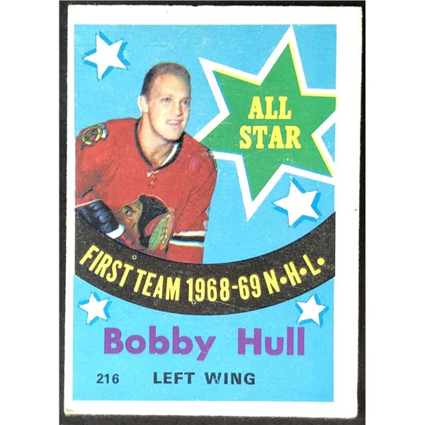 1969-70 O-PEE-CHEE BOBBY HULL (HOF) AS