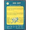 Image 2 : 1969-70 O-PEE-CHEE DICK DUFF (HOF)