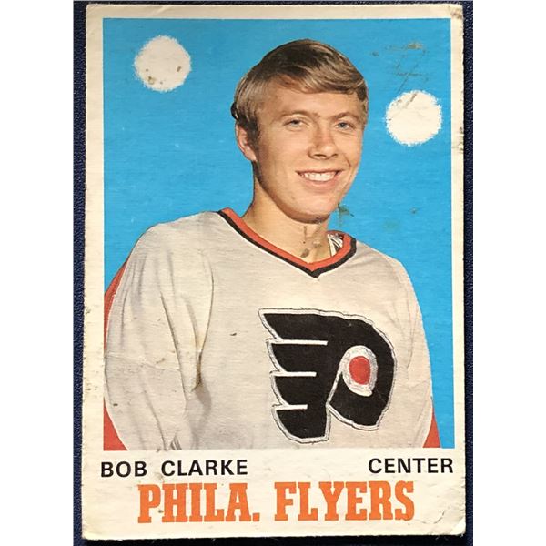 1970-71 O-PEE-CHEE BOBBY CLARKE (HOF) ROOKIE CARD