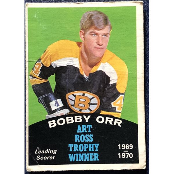 1970-71 O-PEE-CHEE BOBBY ORR (HOF) AW