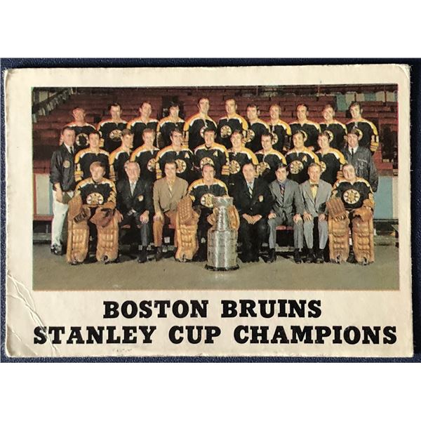 1970-71 O-PEE-CHEE BOSTON BRUINS STANLEY CUP CHAMPS