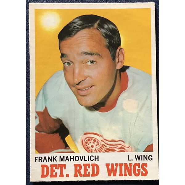 1970-71 O-PEE-CHEE FRANK MAHOVLICH (HOF)