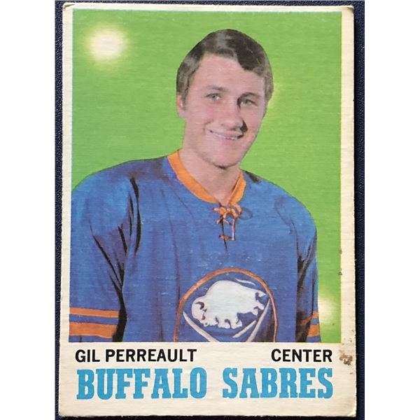 1970-71 O-PEE-CHEE GILBERT PERREAULT (HOF) ROOKIE CARD