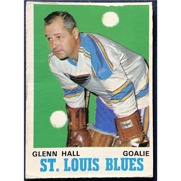 1970-71 O-PEE-CHEE GLENN HALL (HOF)