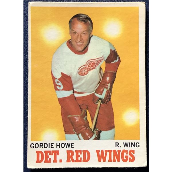 1970-71 O-PEE-CHEE GORDIE HOWE (HOF)