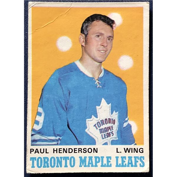 1970-71 O-PEE-CHEE PAUL HENDERSON