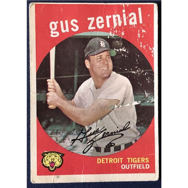 1959 TOPPS GUS ZERNIAL