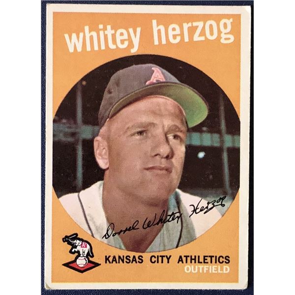 1959 TOPPS WHITEY HERZOG (HOF)