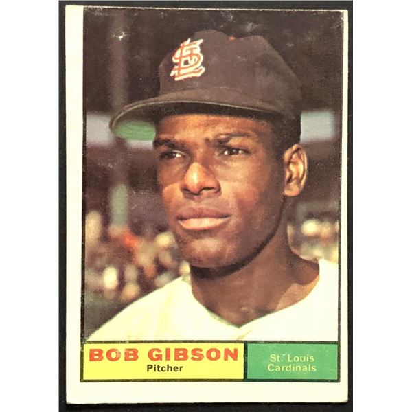 1961 TOPPS BOB GIBSON (HOF)