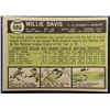 Image 2 : 1961 TOPPS WILLIE DAVIS ROOKIE CARD
