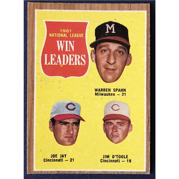 1962 TOPPS WARREN SPAHN (HOF) LL