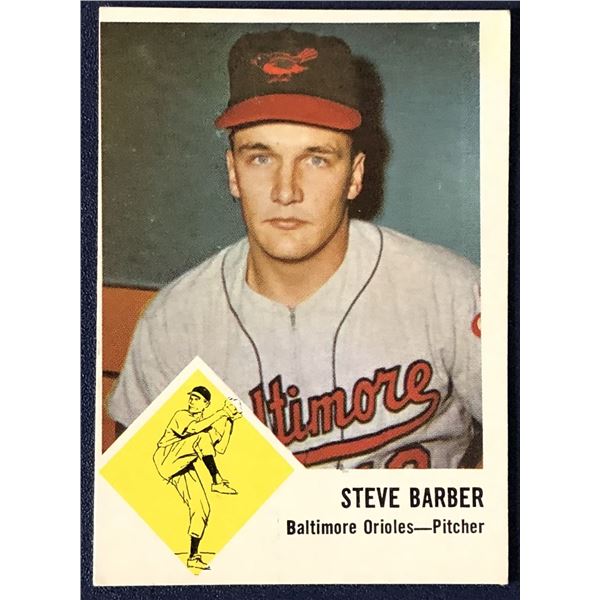 1963 FLEER STEVE BARBER