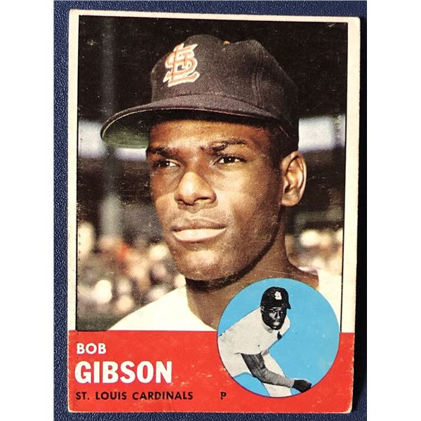 1963 TOPPS BOB GIBSON (HOF)
