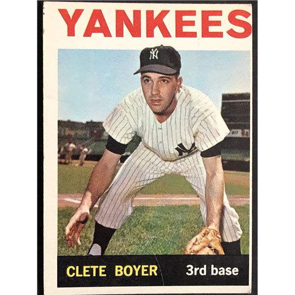 1964 TOPPS CLETE BOYER